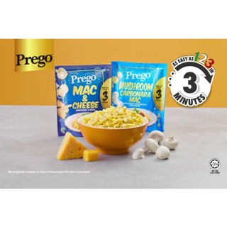 Prego Instant Macaroni 🍝💕 ง่าย เร็ว อร่อย 🍝 พรีโก้ มักกะโรนีกึ่งสำเร็จรูป 3 รสชาติ ขนาด 71 Prego Instant Macaroni 🍝💕