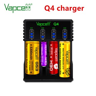 Wurkkos Vapcell Q4 ที่ชาร์จแบตเตอรี่อัจฉริยะ ขนาดเล็ก สําหรับ 21700 18650 26650 18350 14500 16340