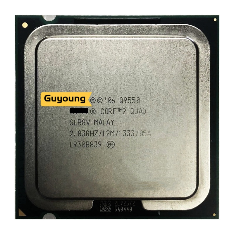 โปรเซสเซอร์ CPU Core 2 Quad Q9550 2.8 GHz ใช้แล้ว Quad-Core Quad-Thread 12M 95W LGA 775