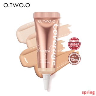 O.two.o คอนซีลเลอร์ รองพื้น เนื้อลิขวิด ปกปิดยาวนาน สําหรับแต่งหน้า