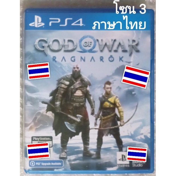 GOD OF WAR RAGNAROK ภาษาไทย THAI ENGLISH CHINESE R3 PLAYSTATION 4 TH EN CH Z3 PS4 GAME THE YEAR THAI GODOFWAR WARS PS5