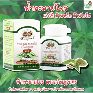 อภัยภูเบศร ฟ้าทะลายโจร ขนาด 400 mg จำนวน 60 แคปซูล