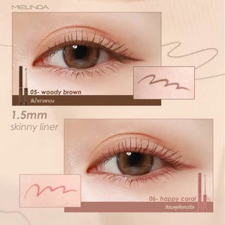 [📦 ส่งด่วน - ราคาถูก ] ดินสอเขียนขอบตา ขนาด 1.5 MM MEILINDA Skinny Liner รหัส MC3120