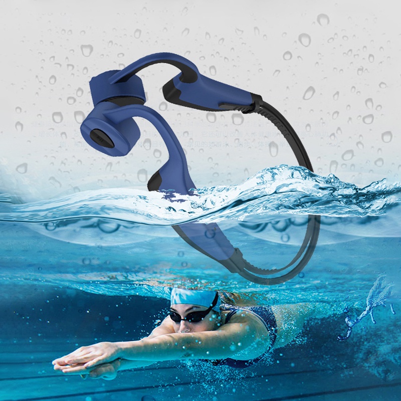 Professional Swimming Headset With 16G Memory MP3 Bone Conduction Bluetooth Wireless Headphone Waterproof For Sports Run