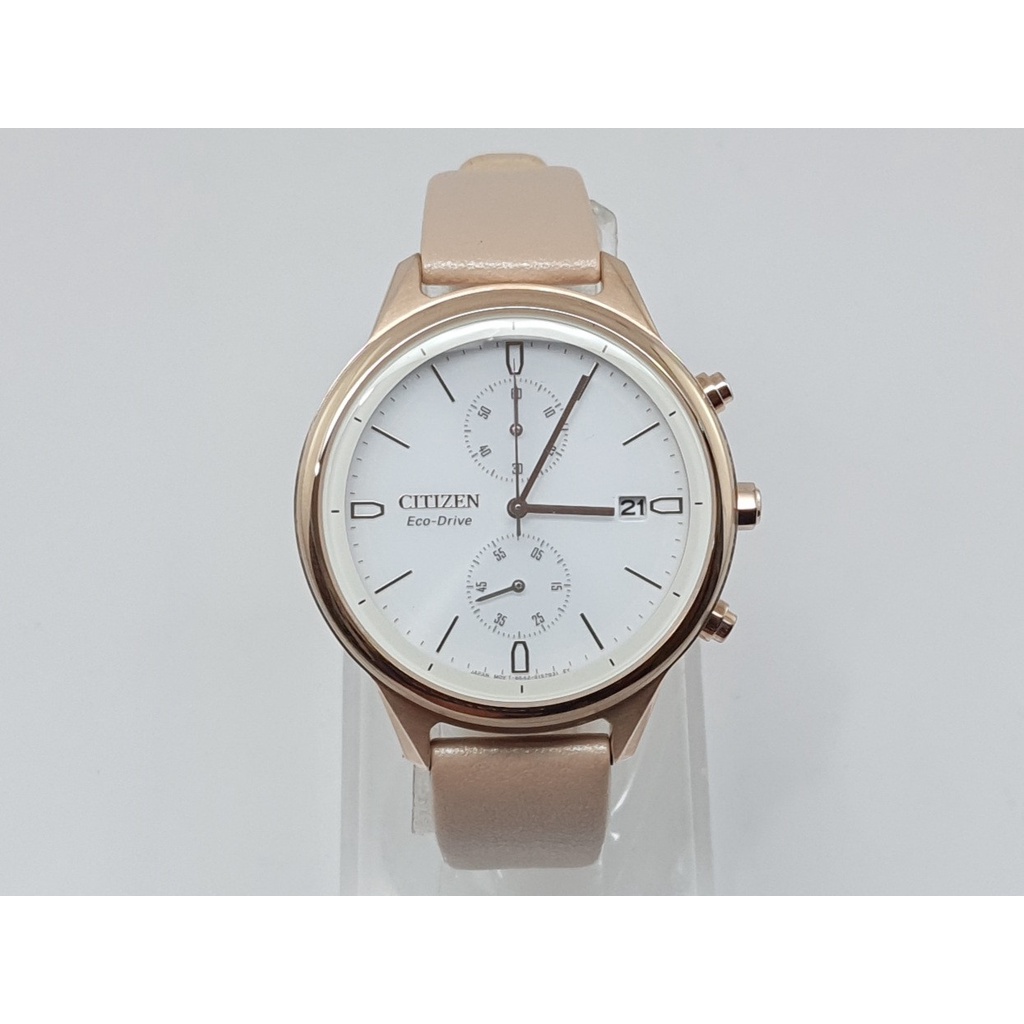 นาฬิกา CITIZEN WOMEN'S FB2003-05A ECO DRIVE CHRONOGRAPH (สภาพใหม่) ไม่มีรอย