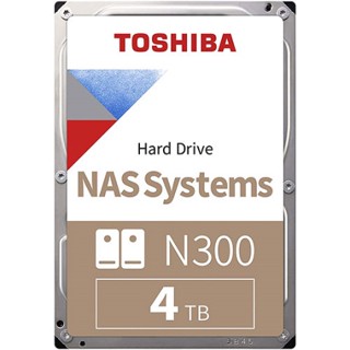 Toshiba 4TB N300 NAS Built for 24/7 Reliability 7200rpm 3.5" SATA 256MB Cache (HDWG440UZSVA)