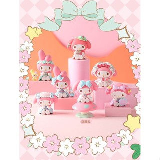 [พร้อมส่งของแท้] โมเดลซานริโอ้ sanrio กล่องสุ่ม My Melody มายเมโลดี้ งานลิขสิทธิ์ของแท้ miniso (สุ่ม/ยกชุด)