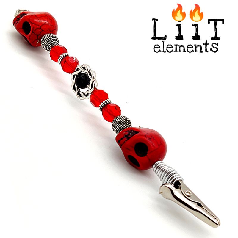 คีมจับมวนบุหรี่ Roach Clips Alligator Clips Joint Holder Cigarette Holder fits RAW papers RAW filter