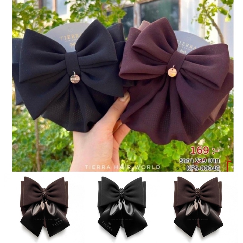 Bow Ribbon satin lace  #โบว์ติดผม #เน็ตผม#กิฟติดผม#แฮร์พีท#คาดผม