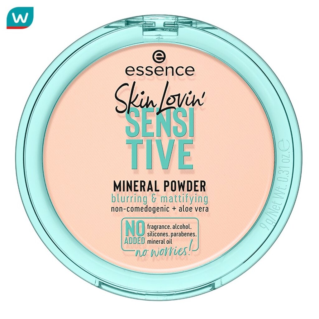 Essence เอสเซนส์ สกิน เลิฟวิน เซ็นซิทีฟ มิเนรัล พาวเดอร์ 9ก. 01