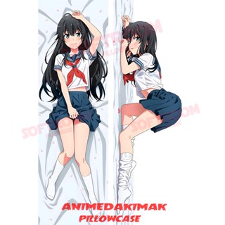 Yukinoshita Yukino Dakimakura ปลอกหมอนอิงโซฟา แบบนิ่ม ลายอนิเมะญี่ปุ่น DK4019 ขนาด 50x160 ซม.