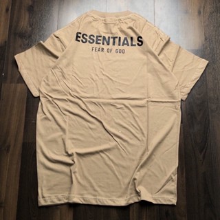 Fg ESSENTIALS เสื้อยืด แบรนด์พรีเมี่ยม กระจก ของแท้ 1:1