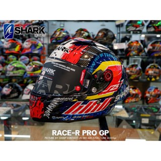 แถมฟรี !!! กระเป๋าใส่หมวกกันน็อค !! ส่งฟรี !! หมวกกันน็อค SHARK Race R Pro GP ของแท้100% ส่งไว