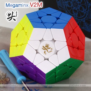 Dayan Megaminx V2 M ของเล่นลูกบาศก์แม่เหล็ก DAYAN Megaminx V2M Cubo Magico แบบมืออาชีพ