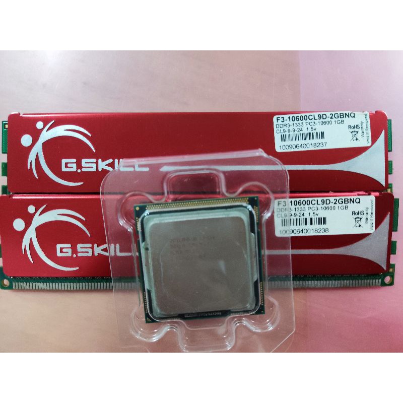 CPU i3 530 + Ram G.skill 2gb(1*2)