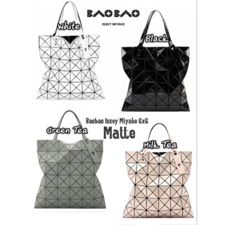 ใหม่!! สายปรับและเปลี่ยนสไตล์การถือได้ BAO ISSEY MIYAKE TOTE BAG Matte (6x6) กระเป๋าสะพายไหล่ ทรงโท้ท