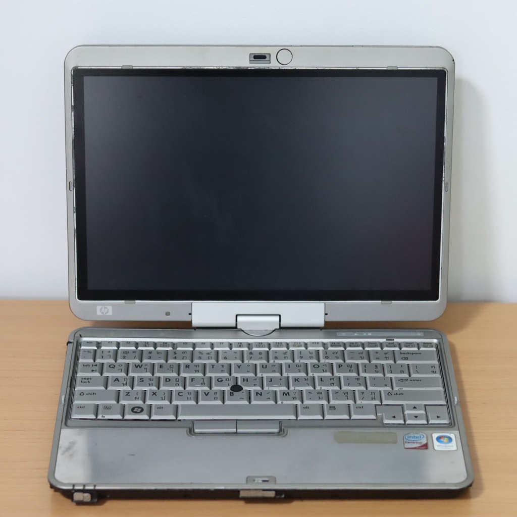 HP Compaq 2710p  Touchscreen Laptop -intel  u7600 1.20GHz -Ram 2GB -HDD 120GB แบตเก็บ จอทัสกีน