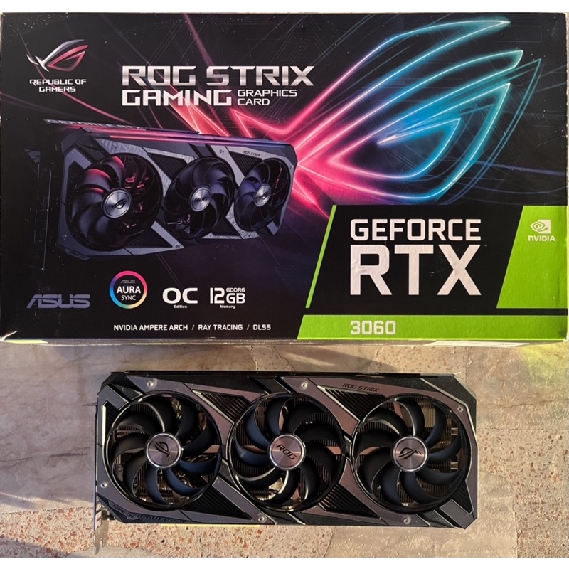ASUS ROG STRIX GEFORCE RTX 3060 12GB | Shopee Thailand