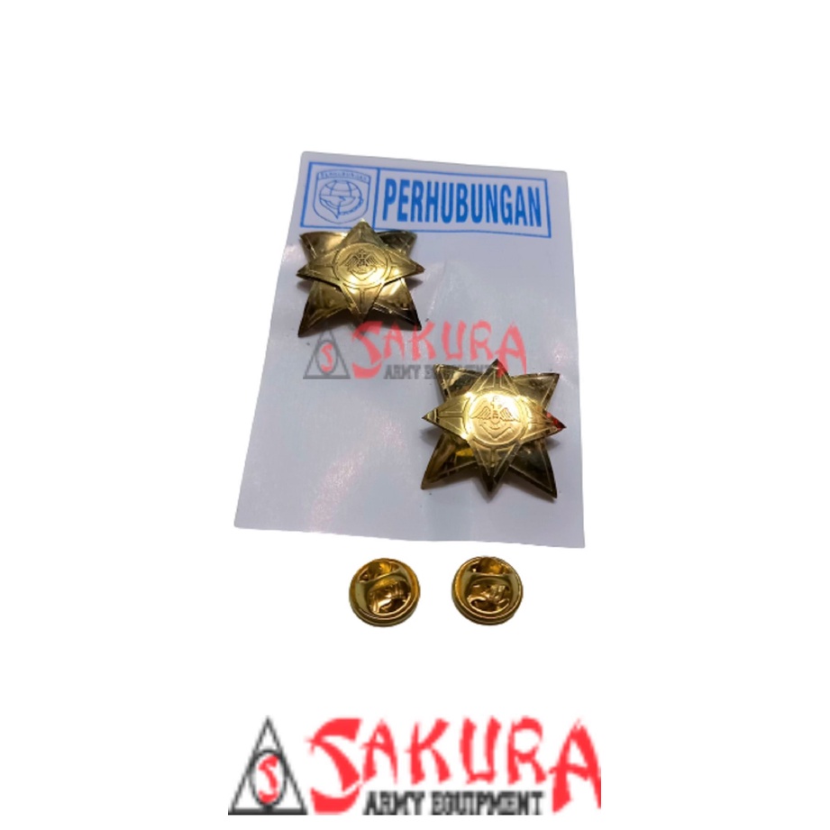 MATA Dishub Wind Eye Monogram Pin Dishub Star Pin