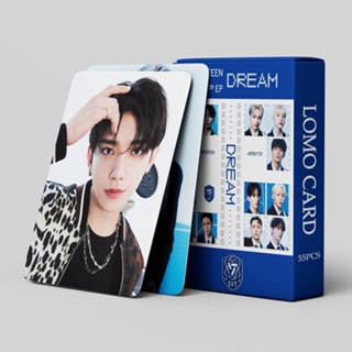 LOMO CARD การ์ดโลโม่ แบบ 2 ด้าน โฟโต้การ์ด SEVENTEEN Japan 1st EP "Dream" เซเวนทีน 55 ชิ้น/กล่อง ขนาดรูป 8.7×5.7 ซม. 17