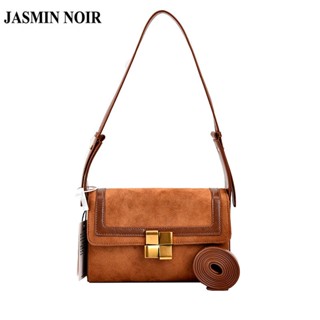 Jasmin NOIR กระเป๋าสะพายไหล่ กระเป๋าถือ หนังนิ่ม สําหรับสตรี