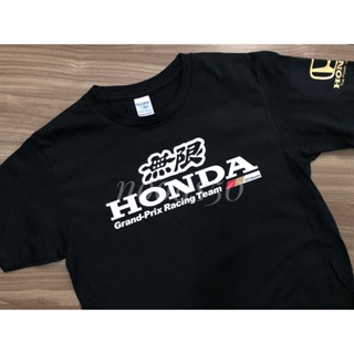 [COD] เสื้อยืดแขนสั้น พิมพ์ลาย Honda Collection Grand Prix Racing Team Car พลัสไซซ์ สําหรับผู้ชาย ไซซ์ X