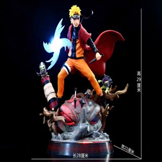 [พร้อมส่ง] โมเดลตุ๊กตานารูโตะ GK Combat Naruto Double Weapon เรืองแสง แฮนด์เมด สําหรับตกแต่ง