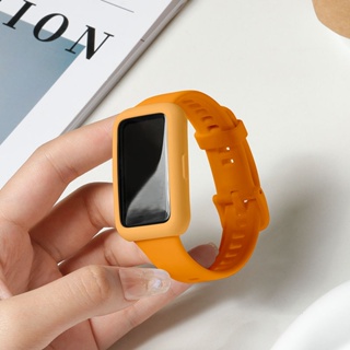 สายนาฬิกาข้อมือซิลิโคน แบบเปลี่ยน สําหรับ huawei band 7 6 huawei Smart Sports Bracelet 7 6 pro