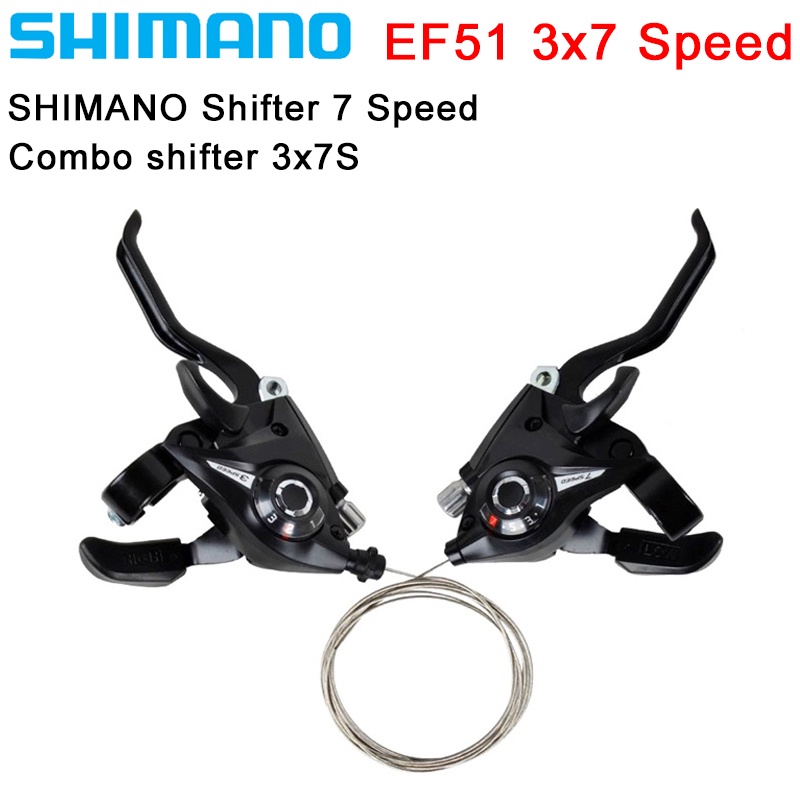 SHIMANO EF51 Shifter Combo Shifter 3x7 Speed Shifter 7 สปีด
