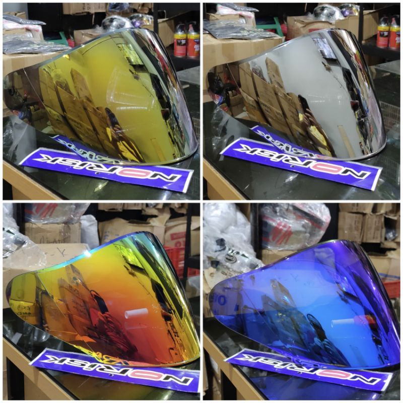 กระจกแบน VISOR IRIDIUM PNP NHK R1 (ของแท้ NORISK)