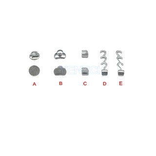 10 PCS/Metal Bag Chinese Button Mesh Hook Base