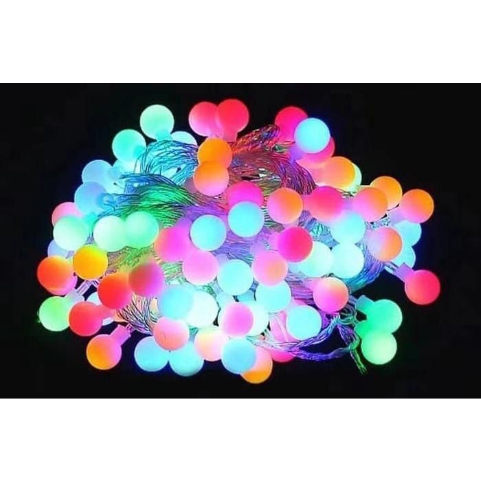 8M RAINBOW 8 เมตร GRAPE MARBLE BALL CHRISTMAS ไฟ LED