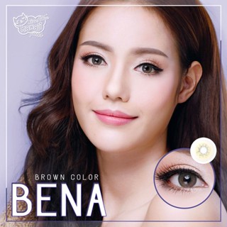 คอนแทคเลนส์ รุ่น Bena ยี่ห้อ Kitty Kawaii สีตาล มีค่าสายตา