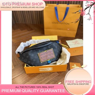 ☽PREMIUM QUALITY L.V. DISCOVERY BUMBAG MONOGRAM ECLIPSE COATED CHEST BAG (WITH BOX) CD100180