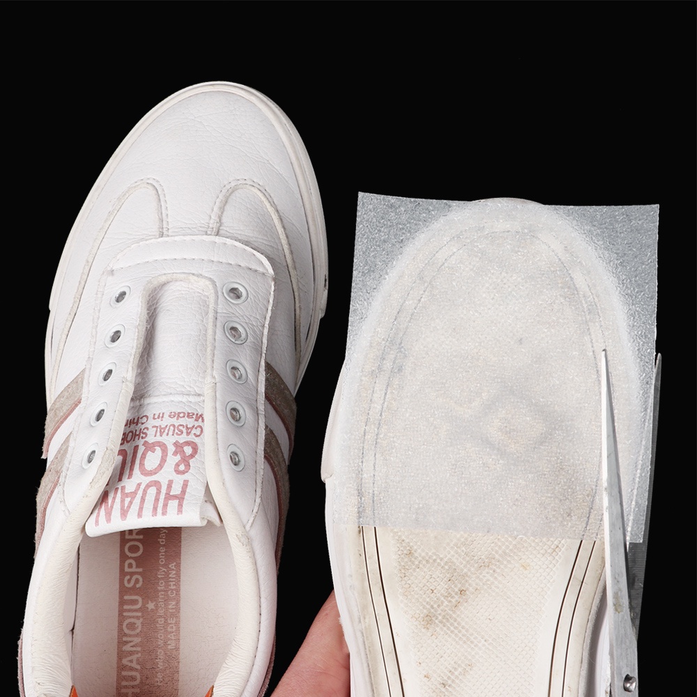 รองเท้าผ้าใบด้านล่าง Pad Forefoot ส้นสูง Sole Protector ทนต่อการสึกหรอ Self-Adhesive 1 ม้วนลื่น Cuttable รองเท้า Sole Protector สติกเกอร์ยางเบาะพื้นรองเท้า
