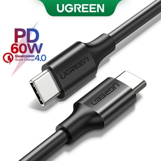 Ugreen 60W USB C เป็น Type-C สายชาร์จข้อมูล ชาร์จเร็ว สําหรับ Samsung Macbook HUAWEI