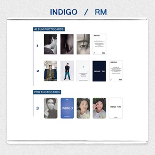 การ์ดรูปภาพ Bts RM Kim Namjoon solo Special Indigo