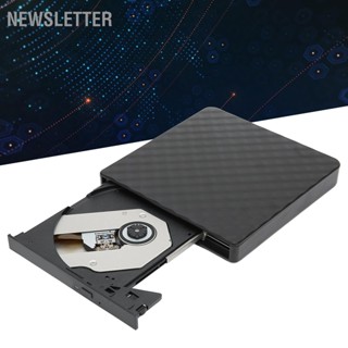 Newsletter ไดรฟ์ Dvd บางพิเศษ แบบพกพา Plug And Play Usb3.0 External Cd Burner สําหรับเดสก์ท็อป แล็ปท็อป อัลตราบุ๊ก