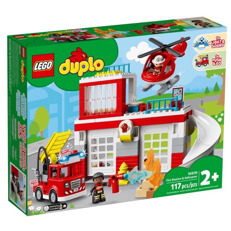 LEGO Duplo 10970 Fire Station &amp; Helicopter by Bricks_Kp