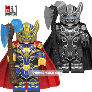ใหม่ ฟิกเกอร์ Thor Jane Foster Thor Marvel Gorr Star Lord Valkyrie Asgard Defender ขนาดเล็ก ของขวัญ ของเล่นสําหรับเด็ก