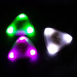 Sutee ปิ๊กกีตาร์ไฟฟ้า เบส มีไฟ LED เรืองแสง