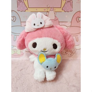 พวงกุญแจตุ๊กตา My melody สะพายกระเป๋าหนู