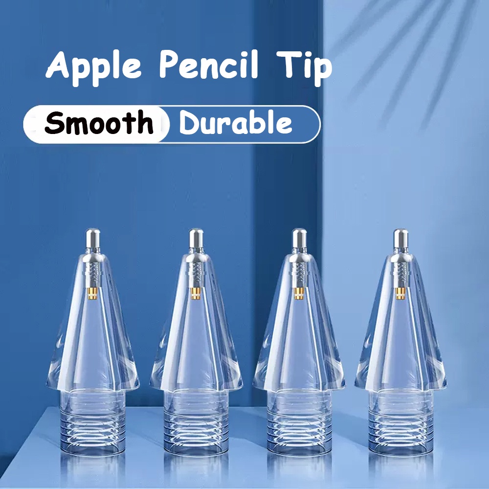 ปลายปากกาโลหะ ความไวสูง แบบเปลี่ยน สําหรับ Compatible for Apple Pencil 1st 2nd Gen