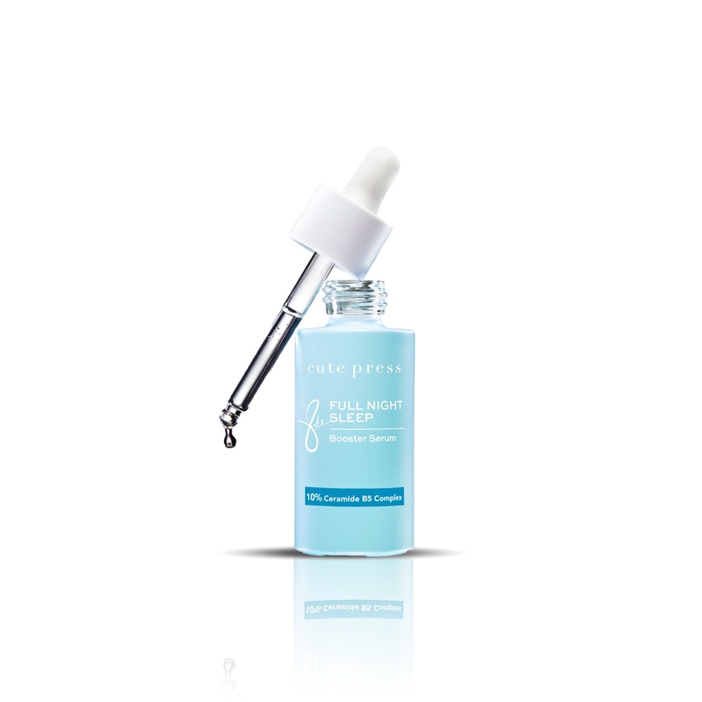 Cute Press 8Hr Full Night Sleep Booster Serum (75313) : cutepress คิวเพลส บูสเตอร์ เซรั่ม x 1 ชิ้น N