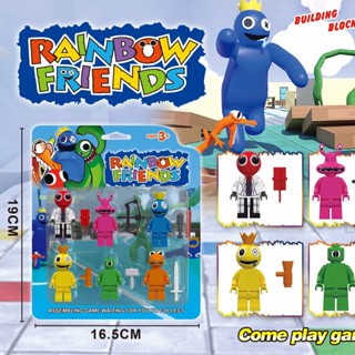 6in1 โมเดลฟิกเกอร์ Rainbow friends Odd World blue green Yellow friends ของขวัญวันเกิด ของเล่นสําหรับเด็ก