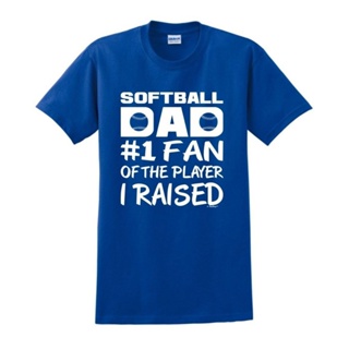 [COD] เสื้อยืดแขนสั้นลําลอง ผ้าฝ้าย 100% พิมพ์ลาย I Raised 5 Dad Number One Fan Of Player พลัสไซซ์ ไซซ์