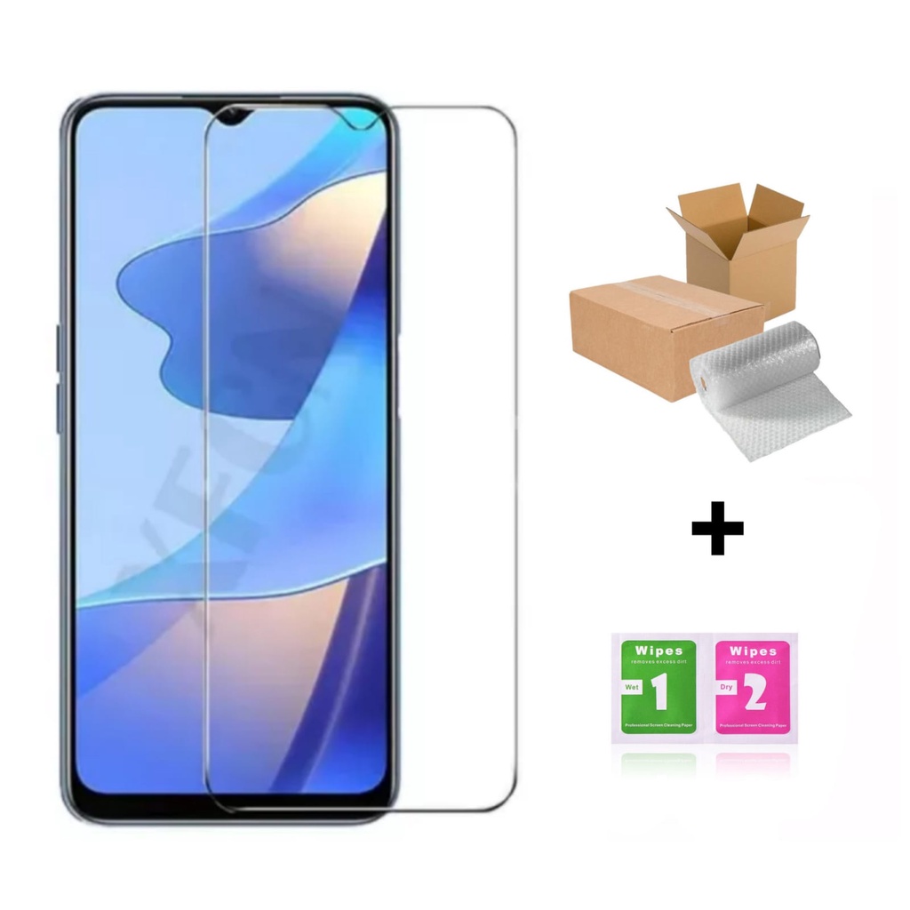 [การรับประกันการเปลี่ยนใหม่] กระจกนิรภัยใสไม่มีรายการไม่เต็มสําหรับOppo A3s/A37/A5S/RENO/NEO 7/A5 20