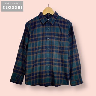 เสื้อ Closshi ผ้าคอตต้อน100%เนื้อดี  เสื้อเชิ้ตทรงสวยน่ารัก เท่ห์มาก กระดุมหน้า กระเป๋าหน้า ลายสก็อตสวย ผ้าดีทิ้งตัวสวย