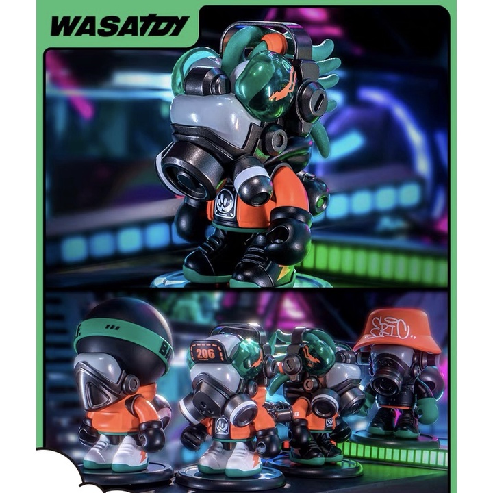 [แบบแยก] LAMTOYS Wazzup Baby Chameleon Splash 206 series ลิขสิทธิ์แท้ 🧢 ของสะสม Lam Toys กิ้งก่า Art