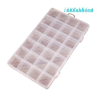 INF Plastic Organizer Container Storage Box 28 Divider Grid Compartment for Jewelry